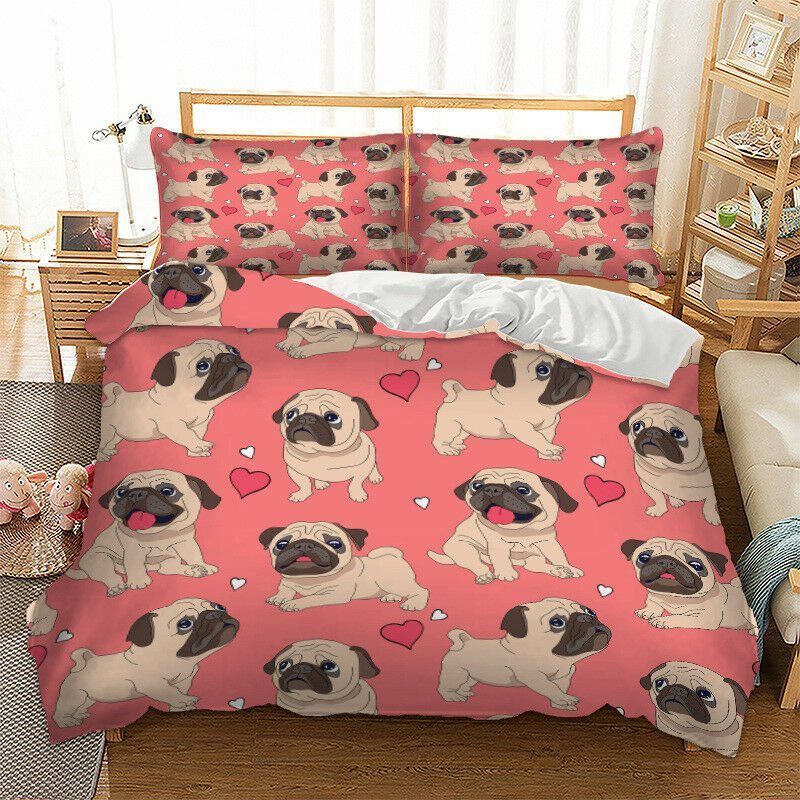 Pug Bedding Set
