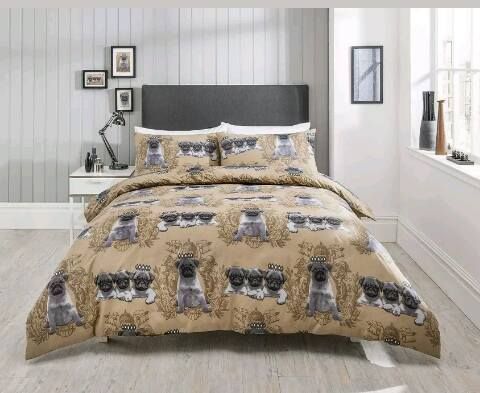 Pug Bedding Set