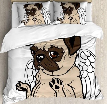 Pug Bedding Set