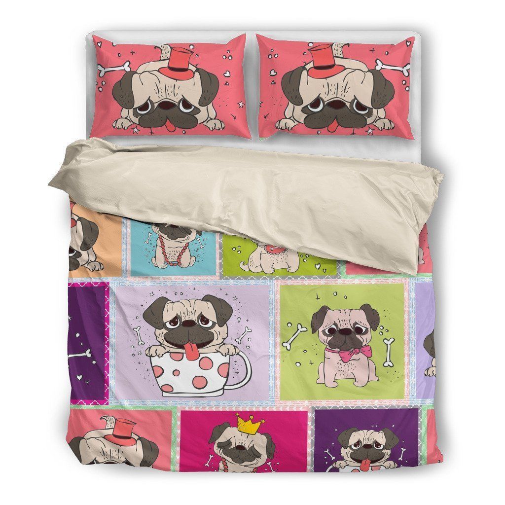 Pug Cute Bedding Set