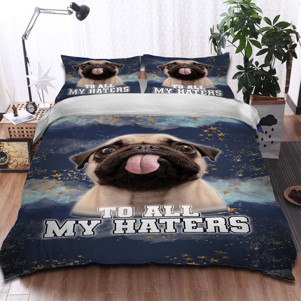 Pug dog Bedding Set