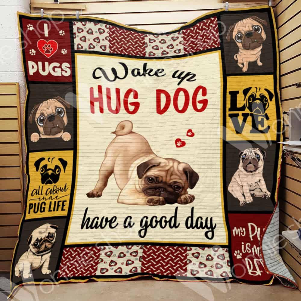 Pug Dog Blanket LNT0512024 Quilt Blanket