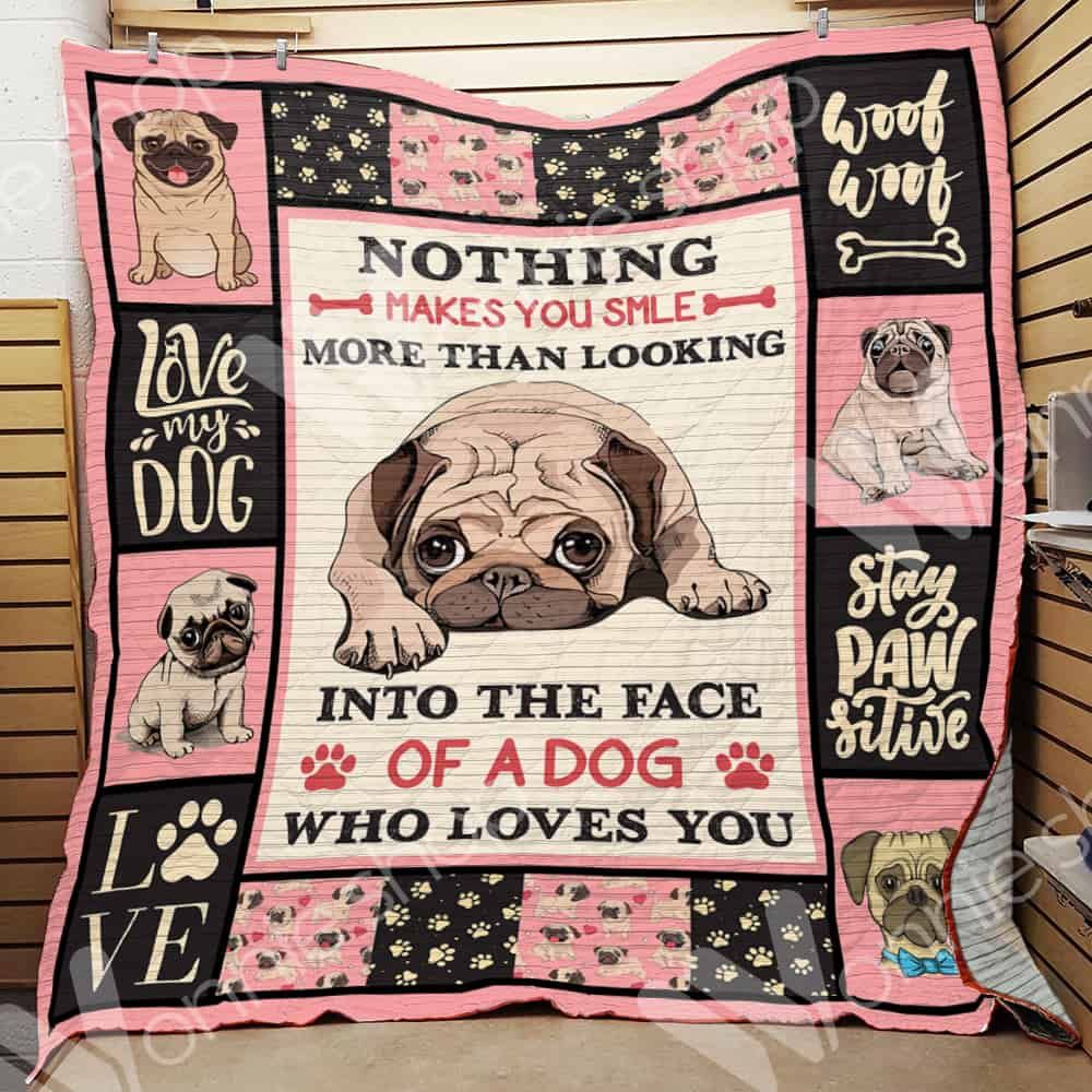 Pug Dog Blanket LNT0512041 Quilt Blanket