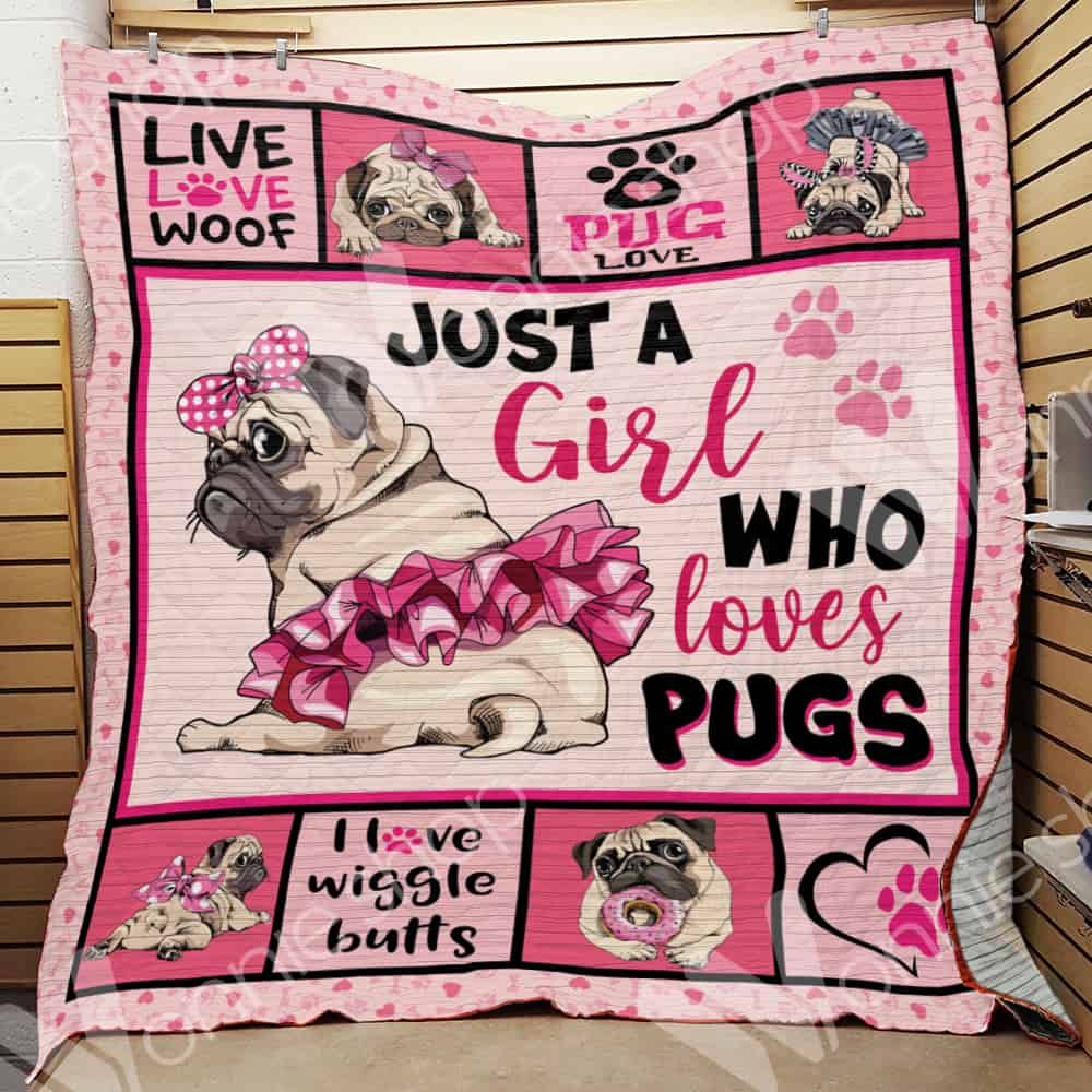 Pug Dog Blanket LNT0912006 Quilt Blanket