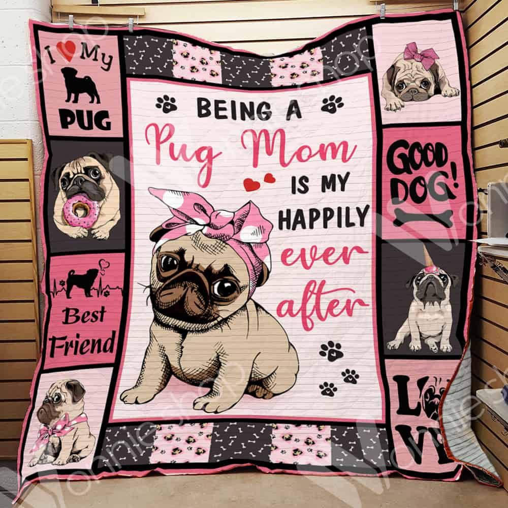 Pug Dog Blanket LNT1512040 Quilt Blanket