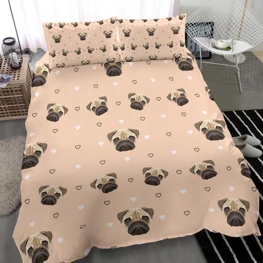Pug Dog Bedding Set