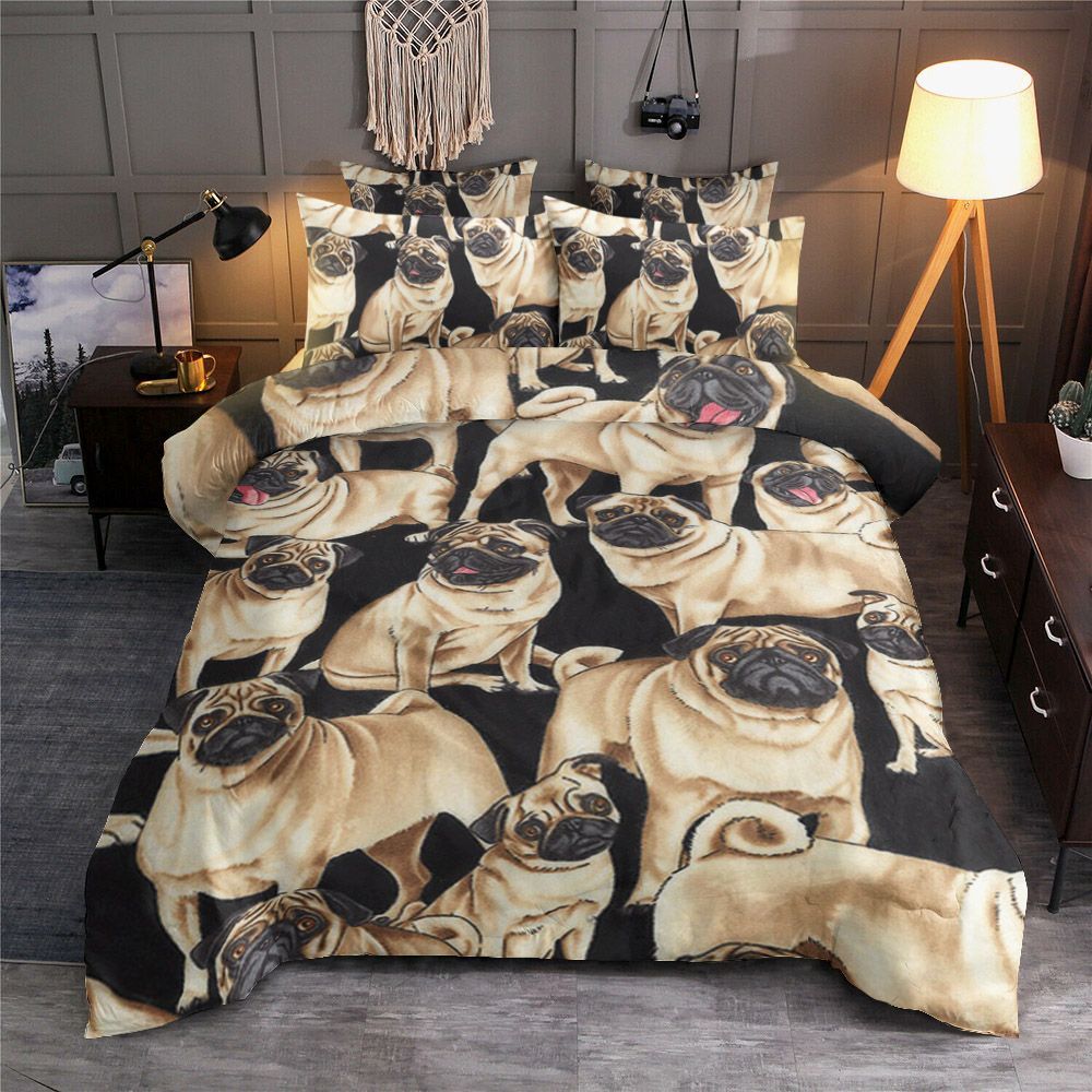 Pug Dog Bedding Set