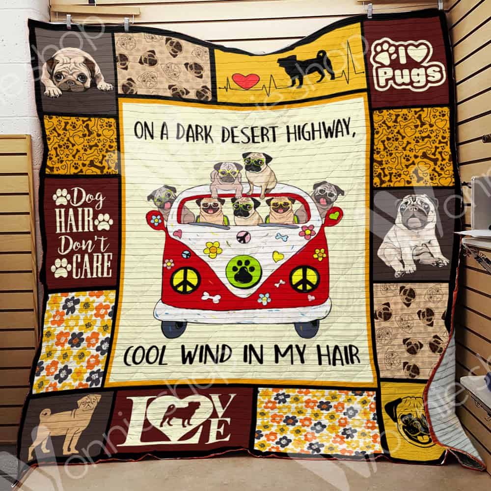 Pug Dog Quilt Blanket DHC01021188TD
