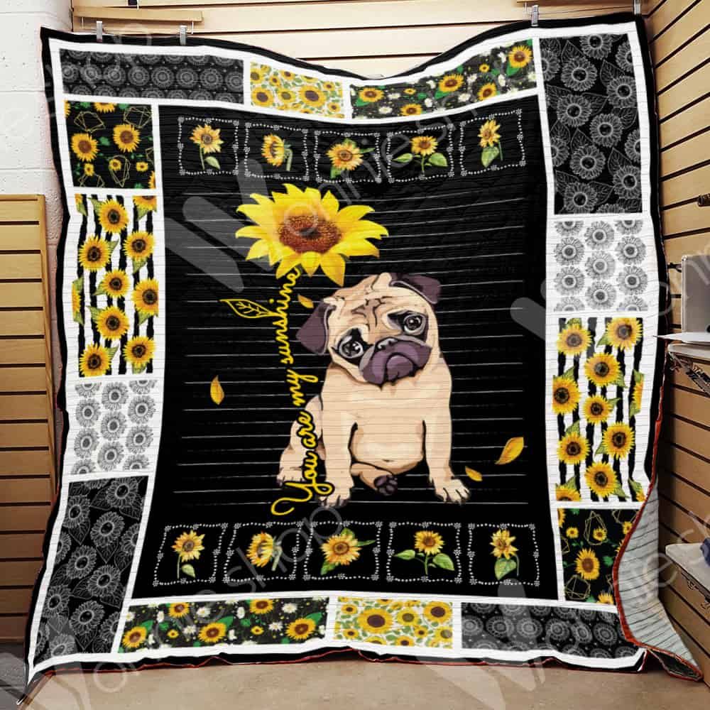 Pug Dog Quilt Blanket DHC0102451TD