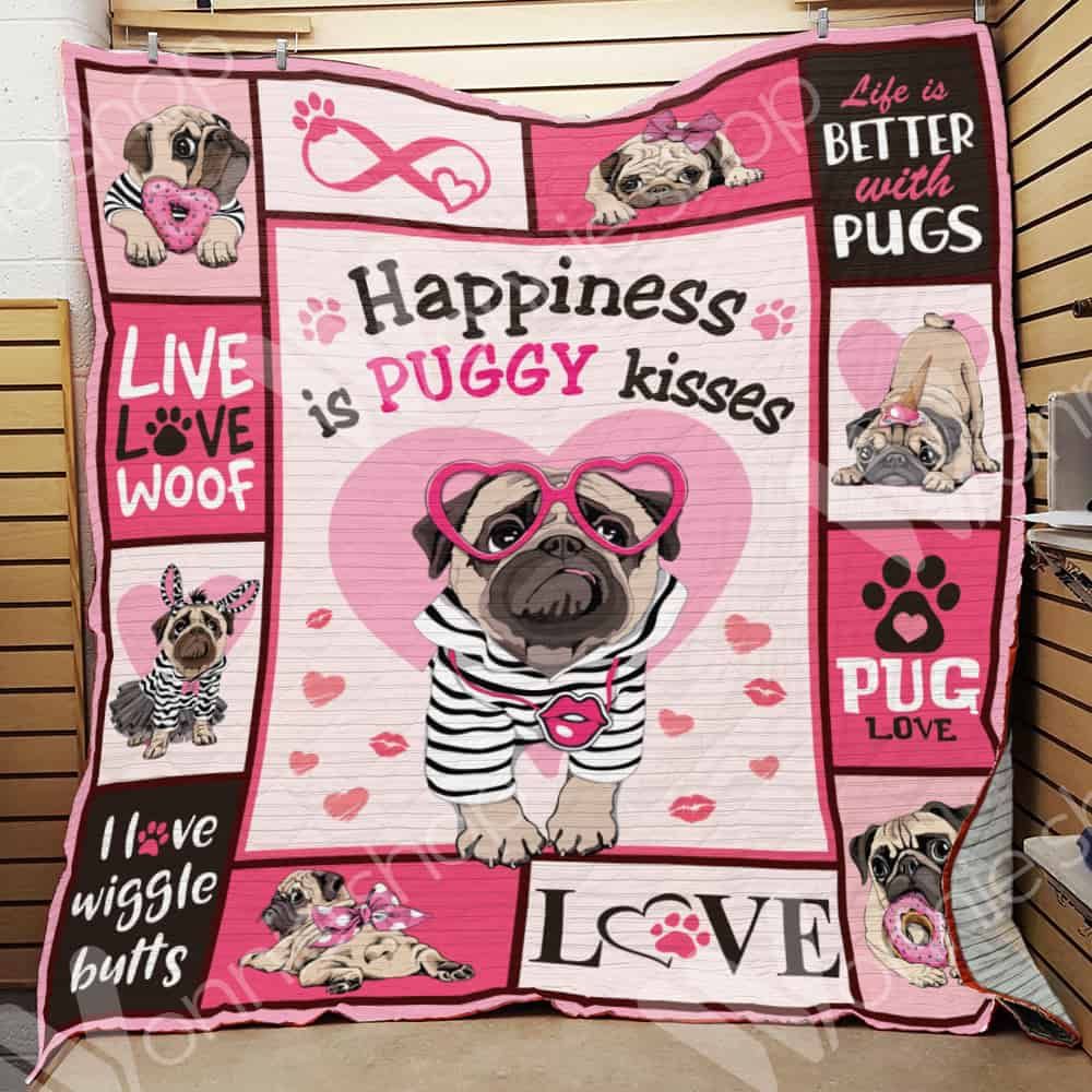 Pug Dog Quilt Blanket DHC0102494TD