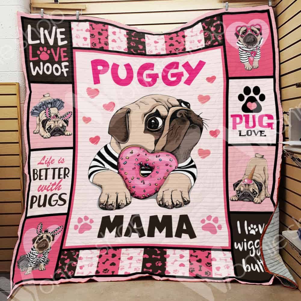 Pug Dog Quilt Blanket DHC0102518TD