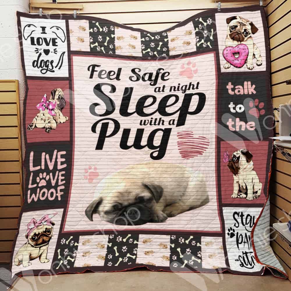 Pug Dog Quilt Blanket DHC0602510TD