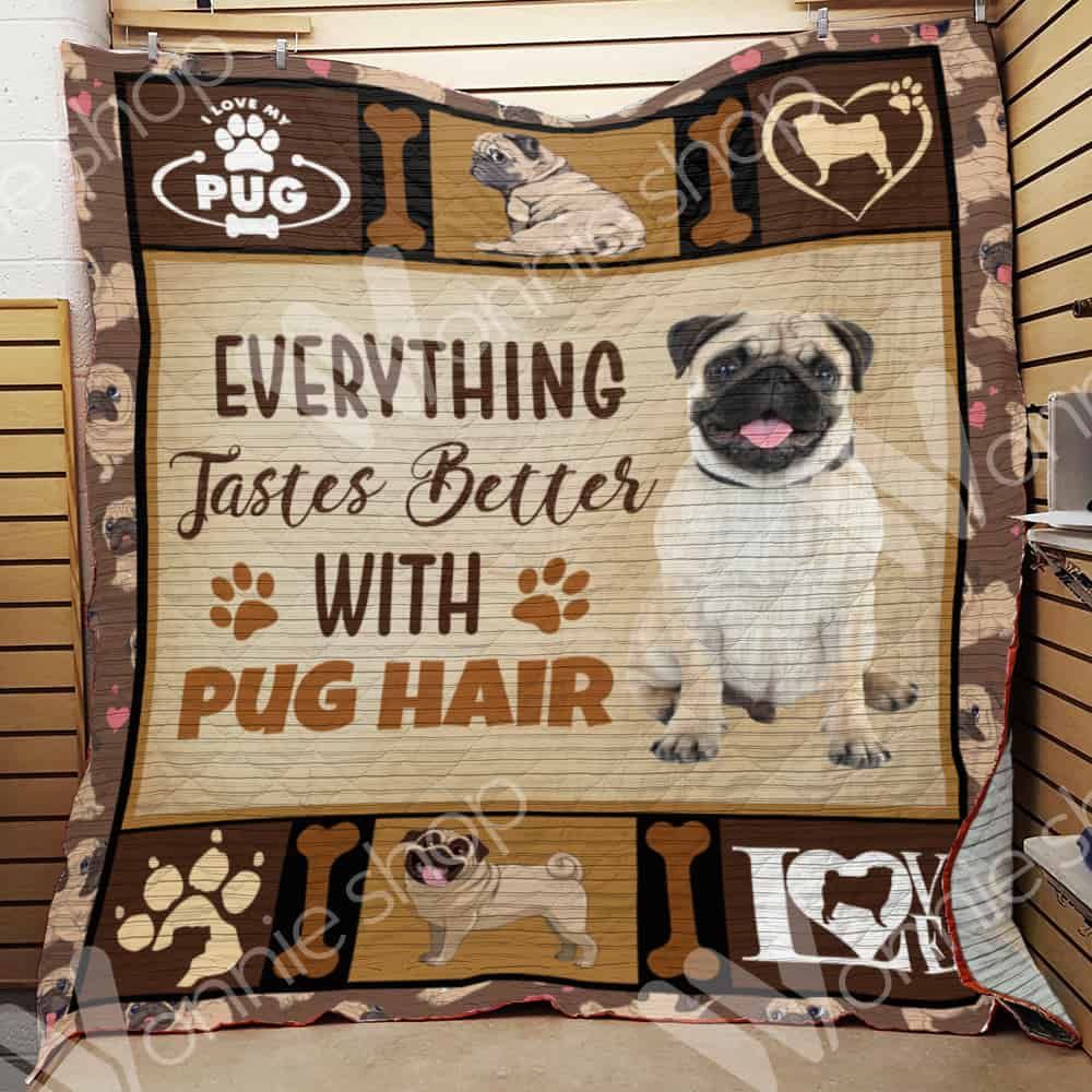 Pug Dog Quilt Blanket DHC0602562TD
