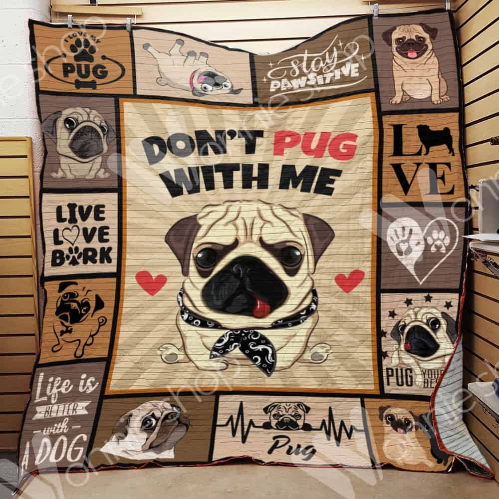 Pug Dog Quilt Blanket DHC0602587TD