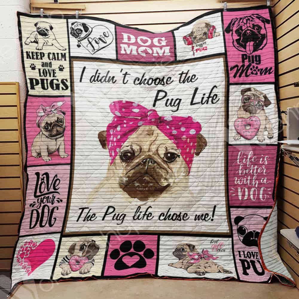 Pug Dog Quilt Blanket DHC1002594TD