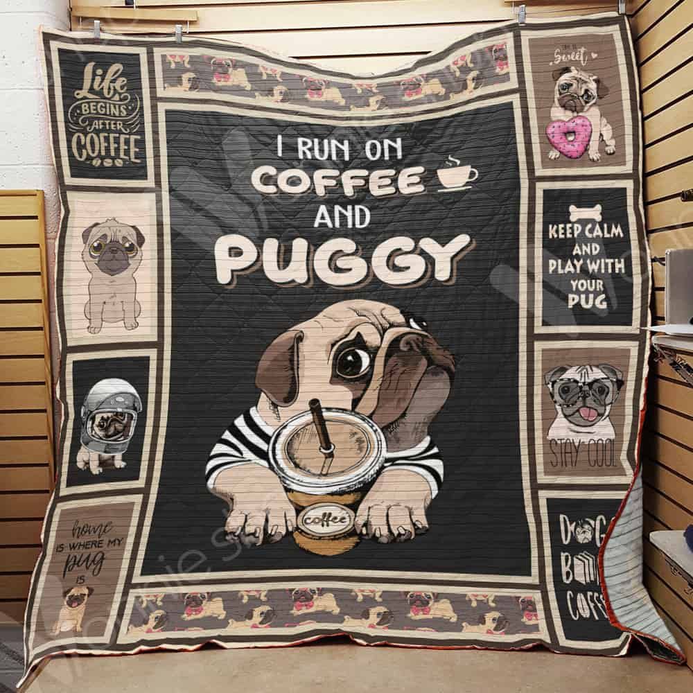 Pug Dog Quilt Blanket DHC1002604TD