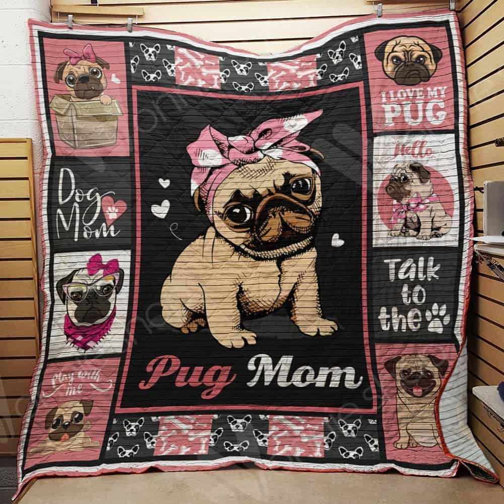 Pug Dog Quilt Blanket DHC1002619TD