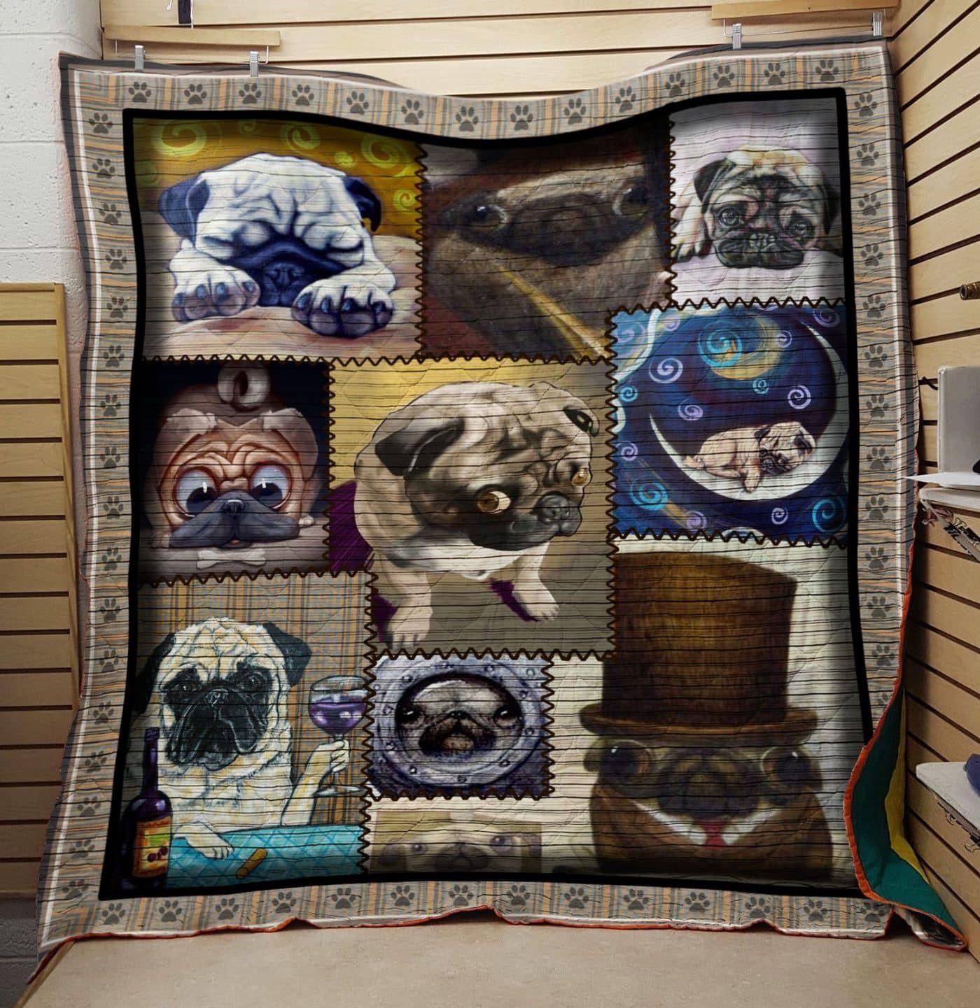 Pug Dont Stare At Me Quilt Blanket DHC0201201368TD