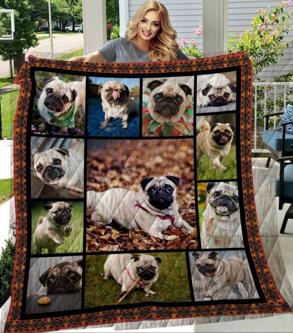 Pug Go With Me Everyday Quilt Blanket DHC0201201227TD
