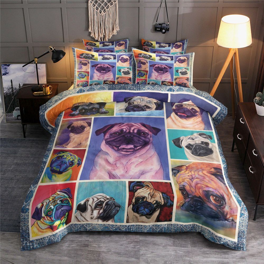 Pug Bedding Set