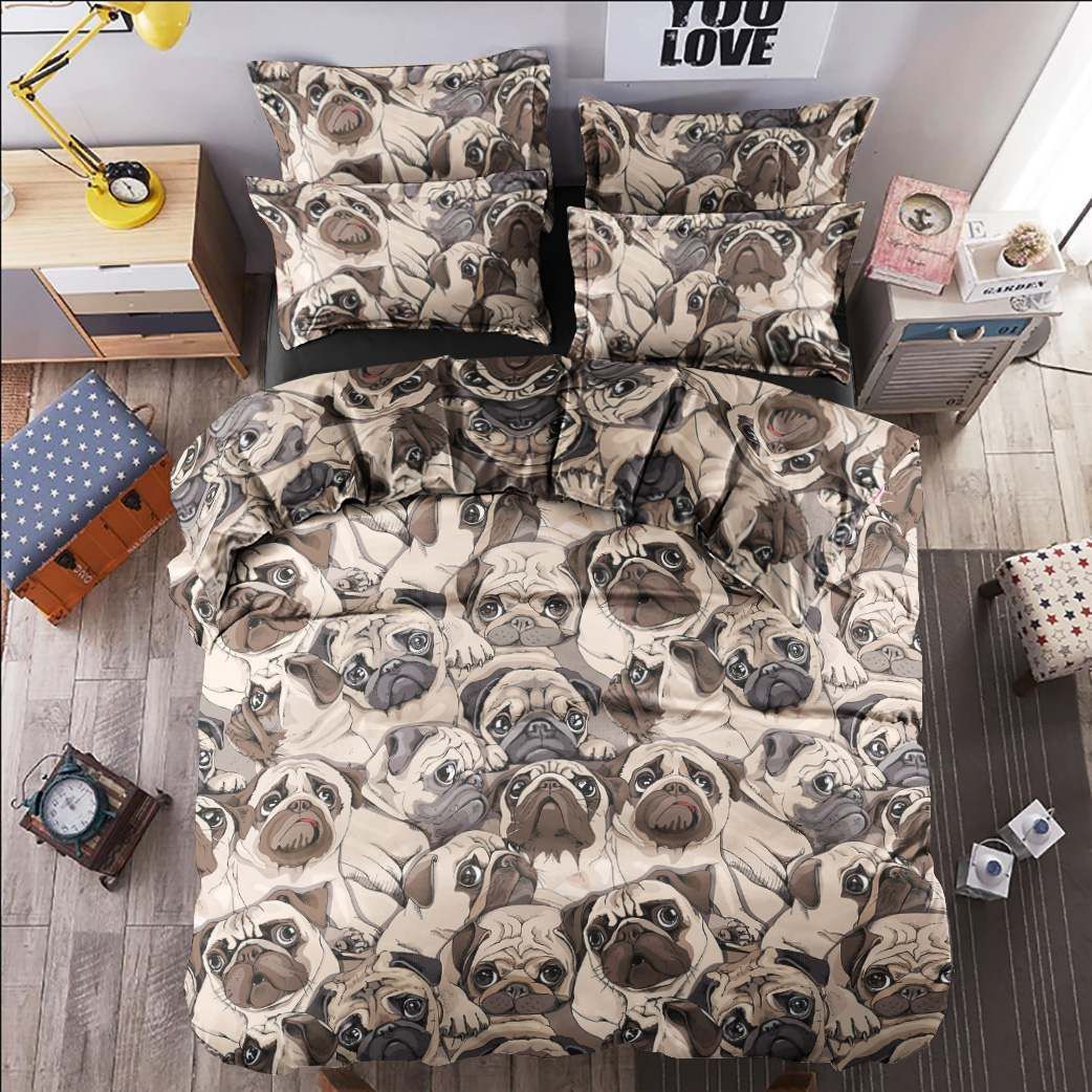 Pug Bedding Set