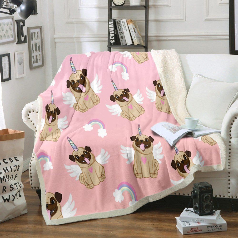 Pug Sherpa Fleece