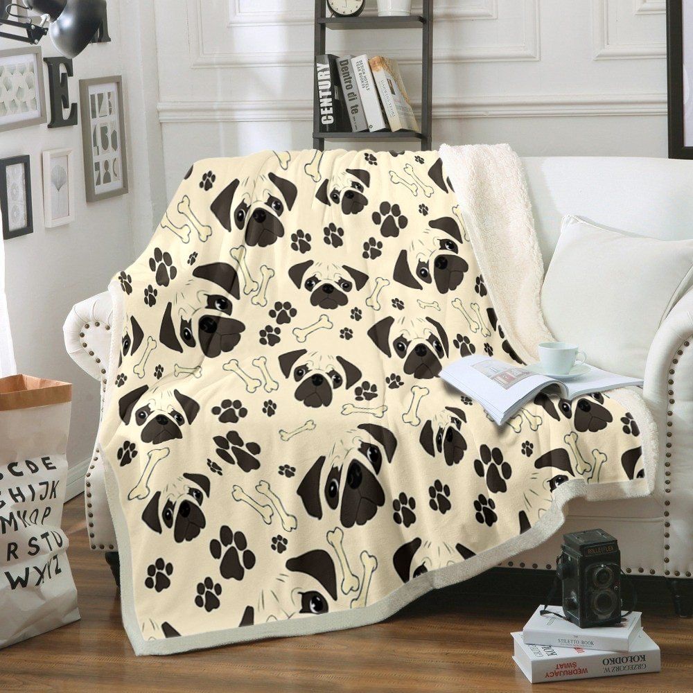 Pug Sherpa Fleece