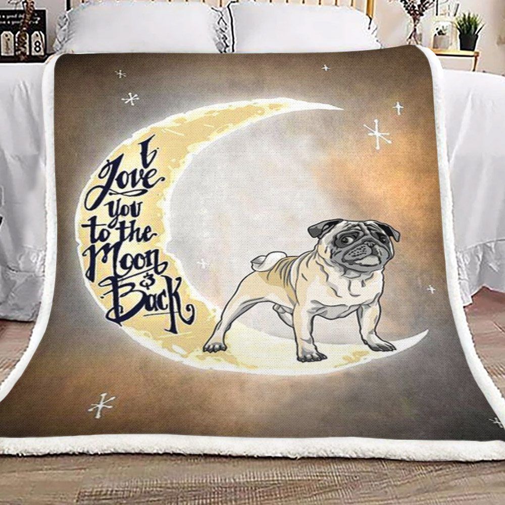Pug Sherpa Fleece