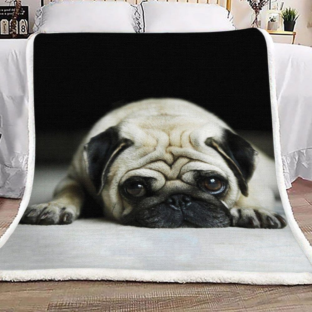 Pug Sherpa Fleece