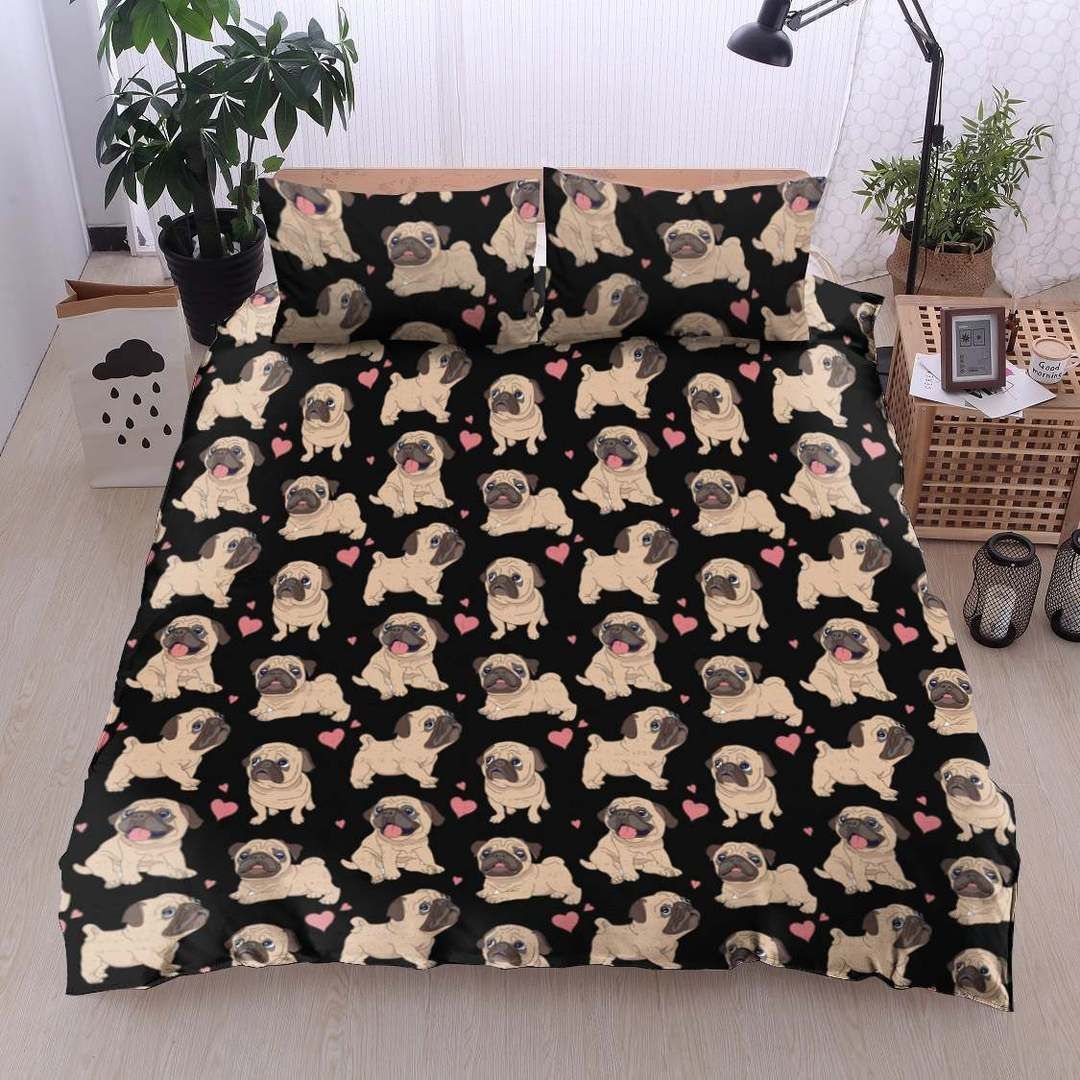 Pug Bedding Set