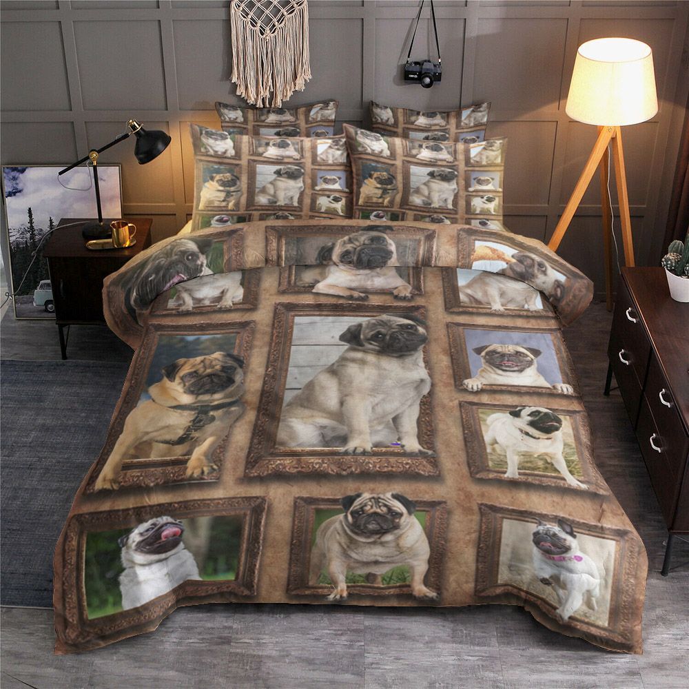 Pug Bedding Set