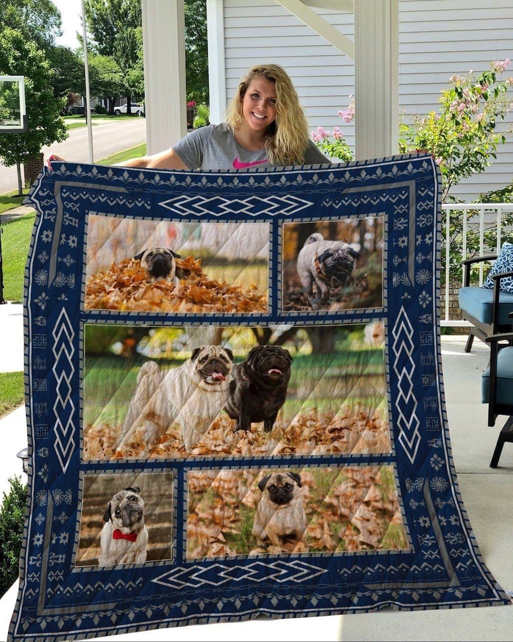 Pug If You Bl Quilt Blanket DHC020120967TD
