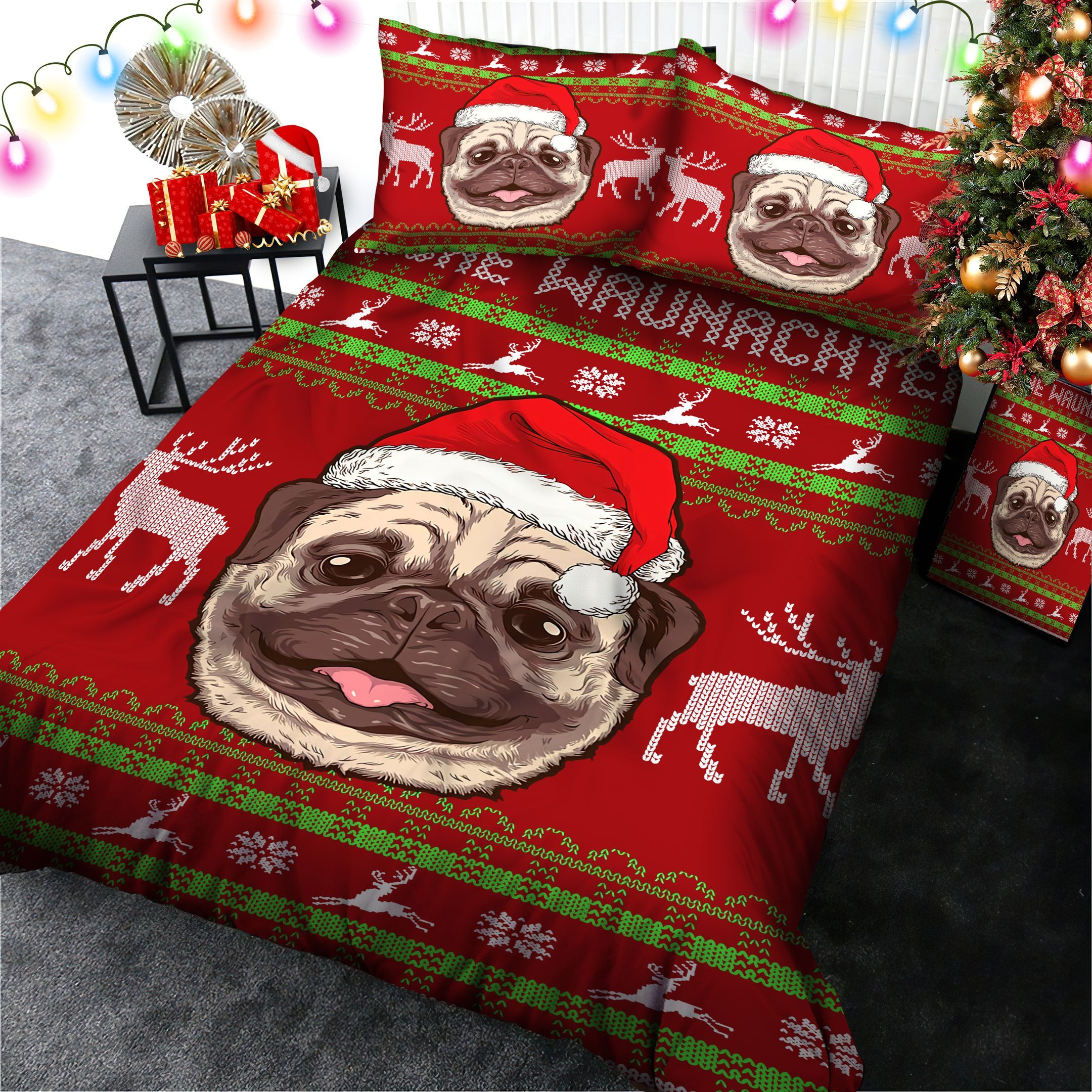 Pug Bedding Set