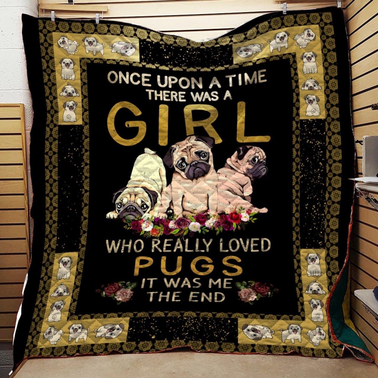 Pug Loop Loop Loop Quilt Blanket DHC020120966TD