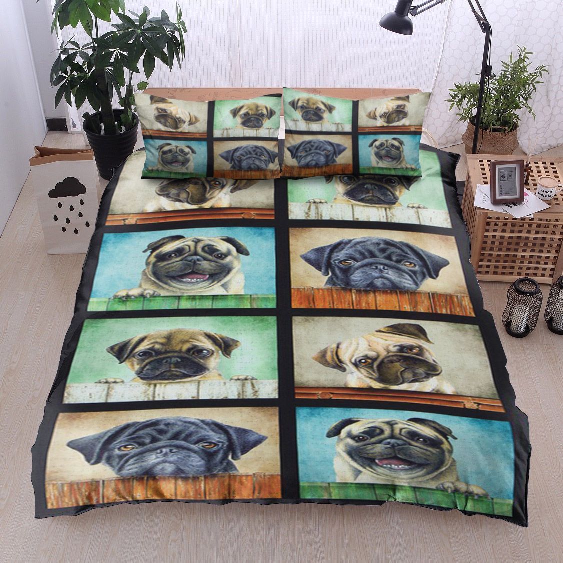 Pug Love Bedding Set