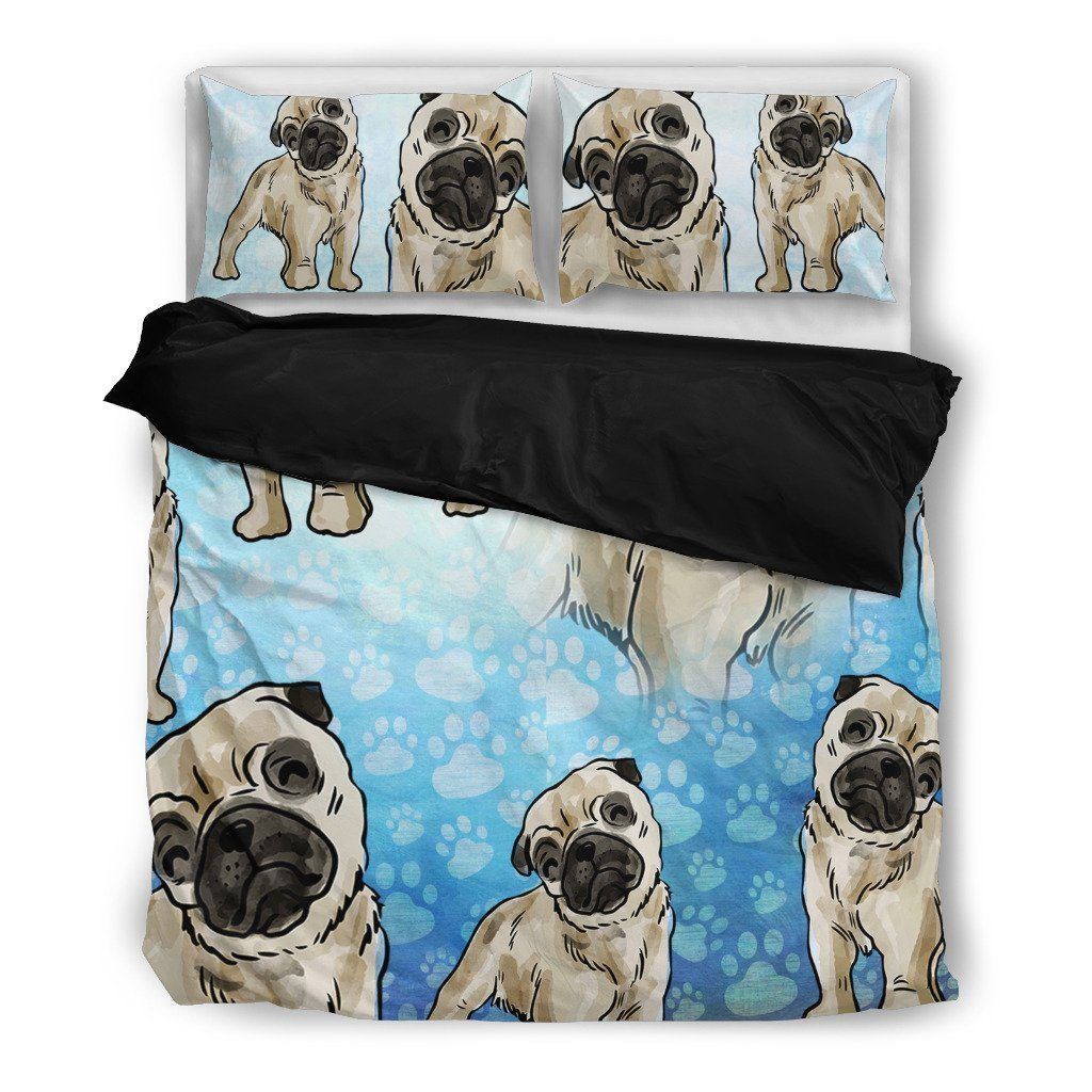 Pug Lover Dog Themed Bedding Set