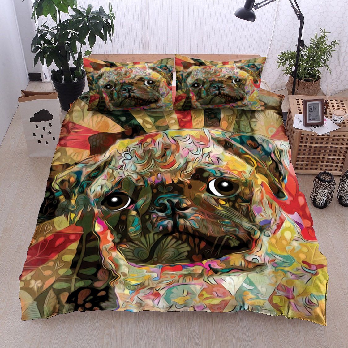 Pug Bedding Set