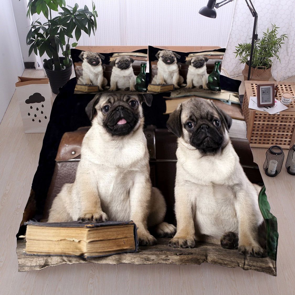 Pug Bedding Set