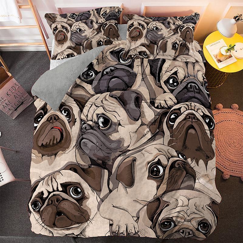 Pug Bedding Set