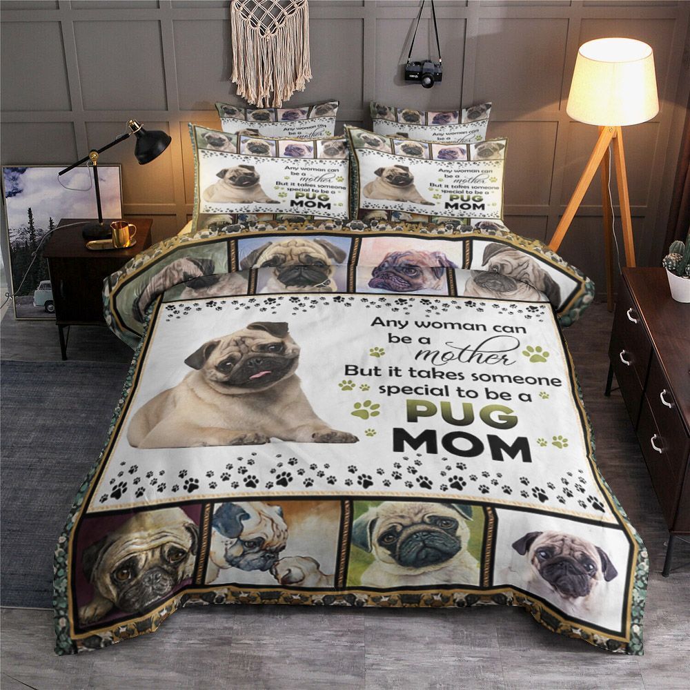 Pug Mom Bedding Set