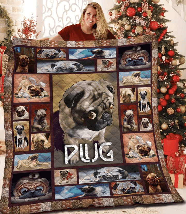Pug My Ancestors Love Pugs Too Quilt Blanket Dhc04011646Dd