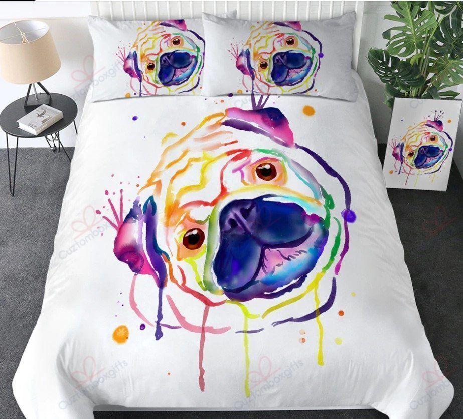Pug Bedding Set