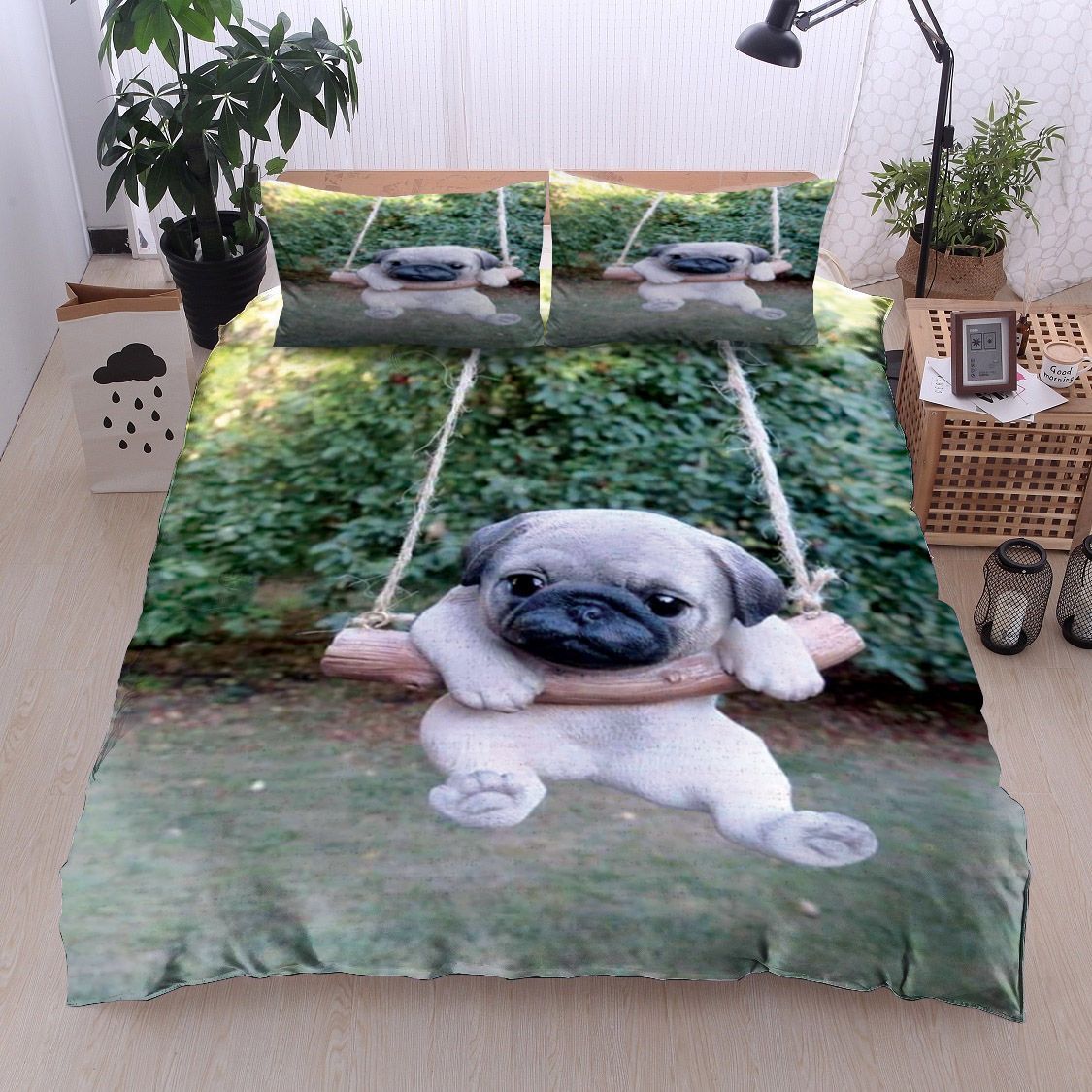 Pug Bedding Set