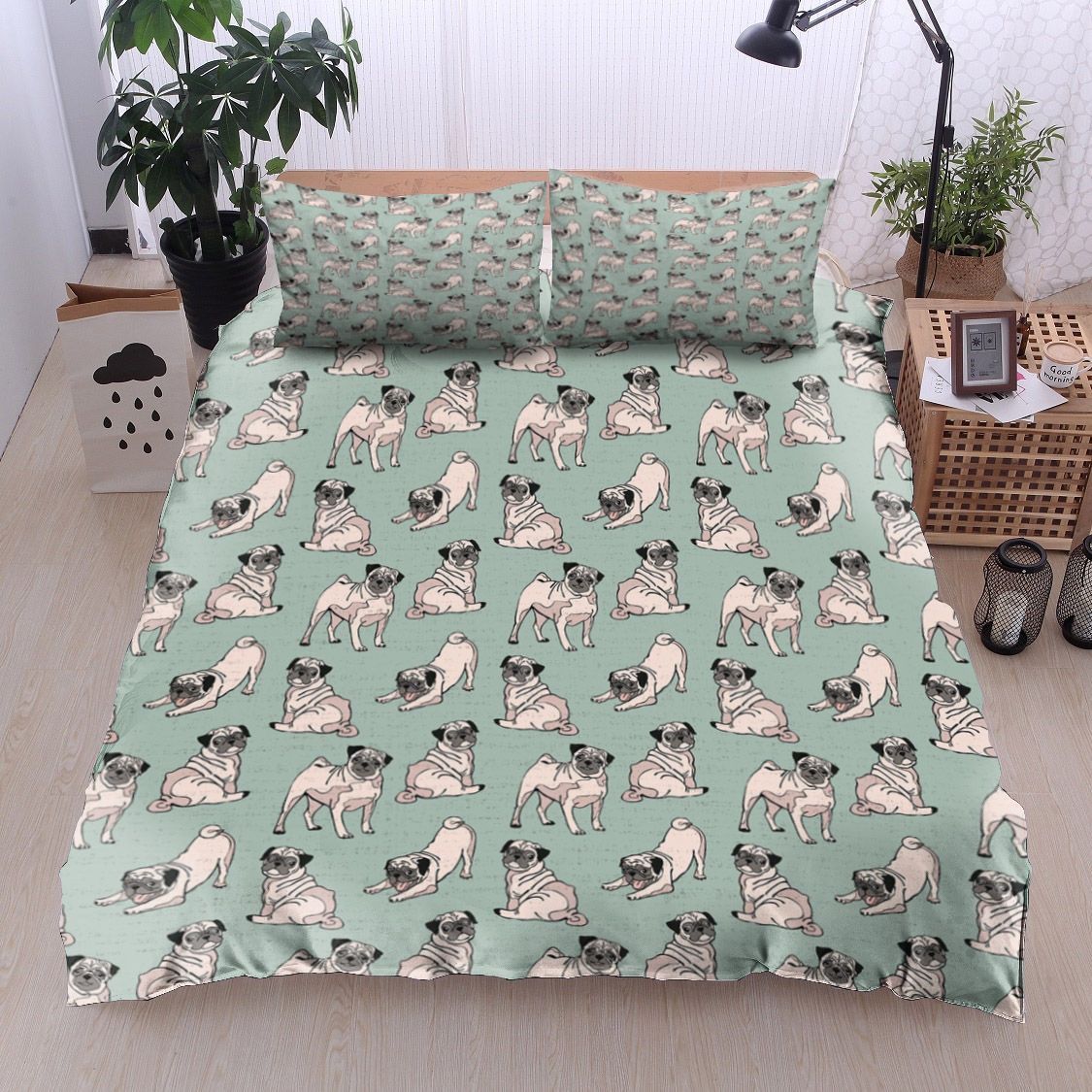 Pug Bedding Set