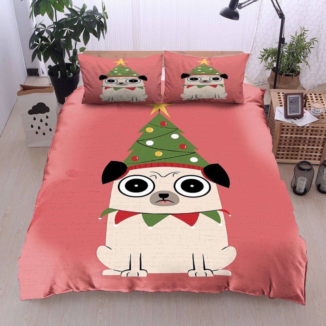 Pug Bedding Set