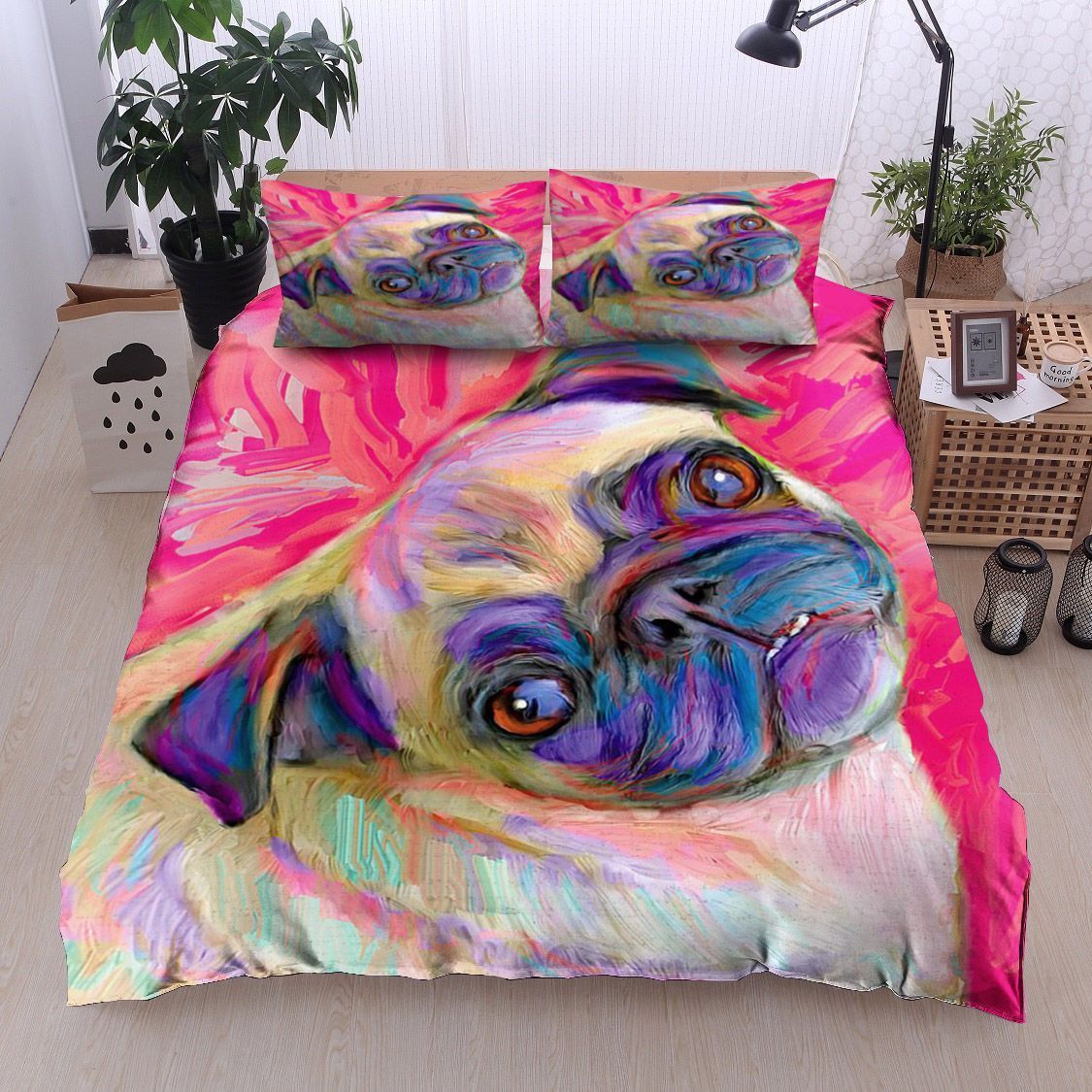 Pug Bedding Set
