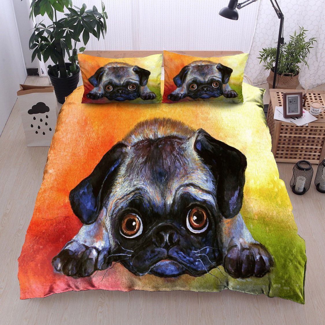 Pug Bedding Set