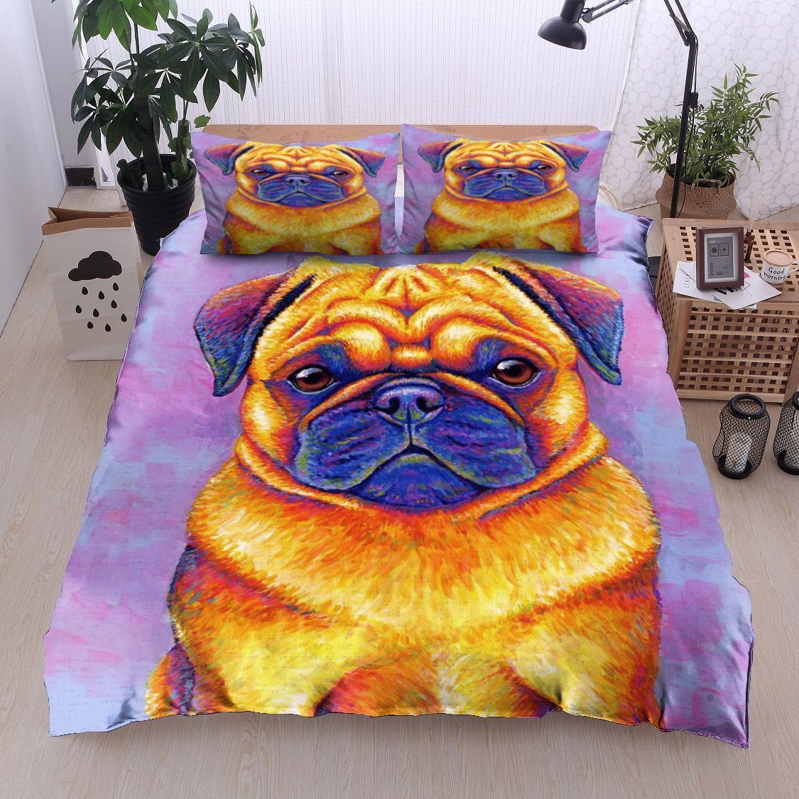 Pug Bedding Set