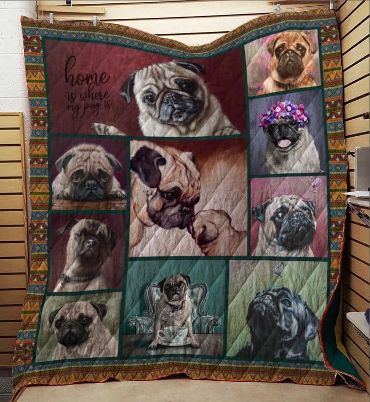 Pug Pug At Home Quilt Blanket DHC0201201115TD
