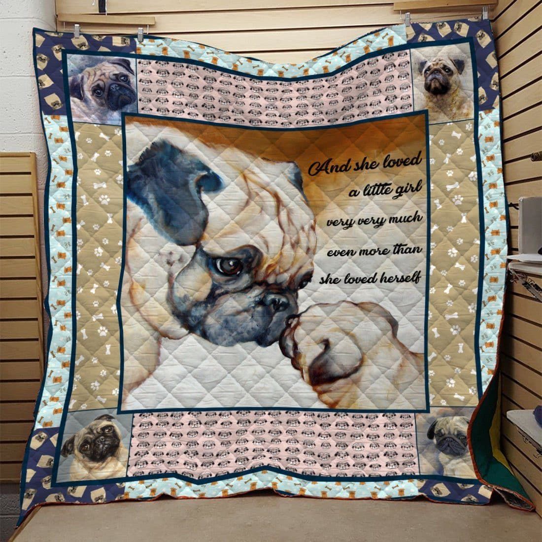 Pug Pug Your Life Quilt Blanket Christmas Christmas Gifts Merry Christmas Holiday Gifts Gift Dhc03011241Dd